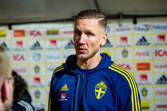 Goalkeeper Robin Olsen of Sweden