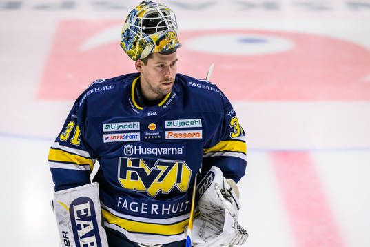 HV71s målvakt Joni Ortio