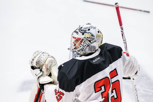 Malmö Redhawks målvakt Adam Werner