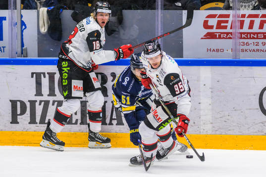 Malmö Redhawks Marcus Sylvegård  och Malmö Redhawks Carl