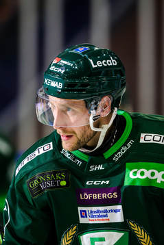 Färjestads Per Åslund jublar