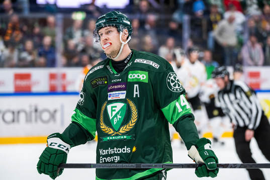 Färjestads Victor Ejdsell deppar