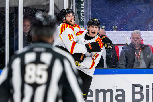 Brynäs Alexander Ljungkrantz jublar