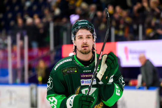 Färjestads Linus Johansson deppar