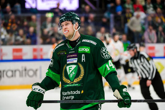 Färjestads Victor Ejdsell deppar