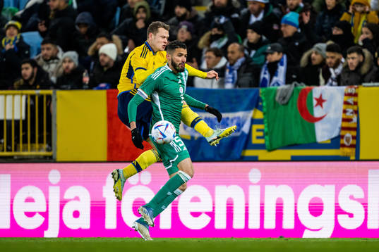 Viktor Claesson of Sweden and Ahmed Touba of Algeria