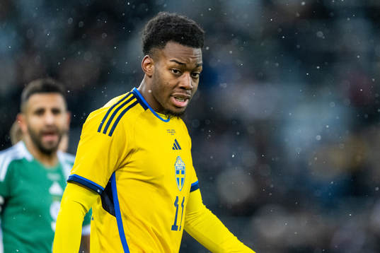 Anthony Elanga of Sweden