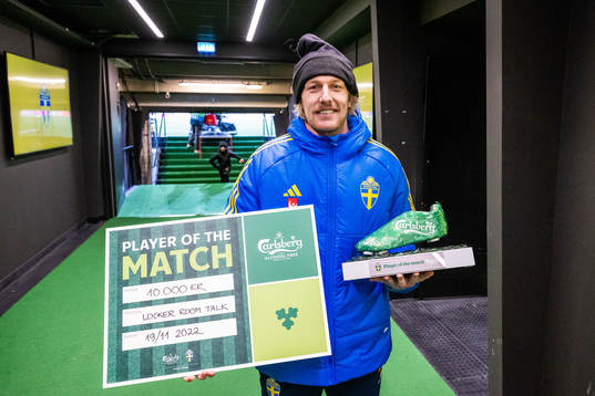 Emil Forsberg of Sweden poses for a picture