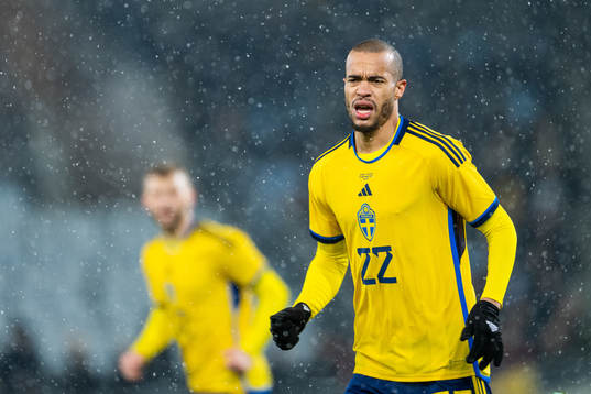 Robin Quaison of Sweden