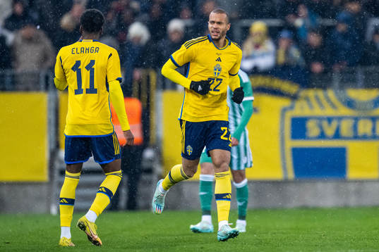 Robin Quaison of Sweden