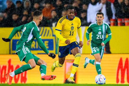 Anthony Elanga of Sweden