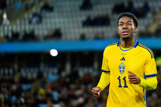 Anthony Elanga of Sweden