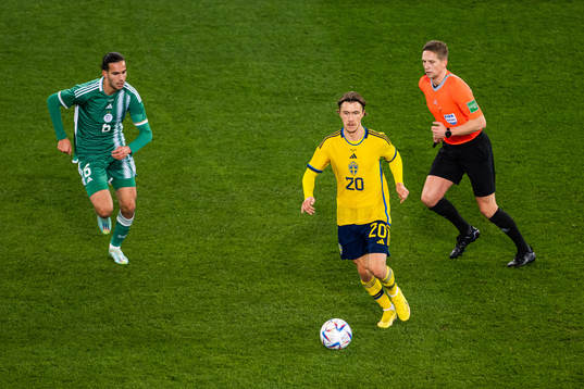 Ramiz Zerrouki of Algeria and Kristoffer Olsson of Sweden