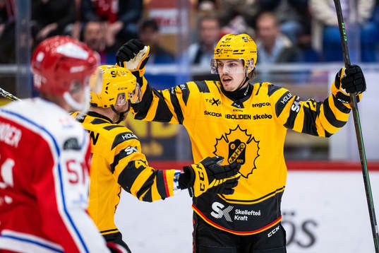 Skellefteås Jonathan Johnsson jublar