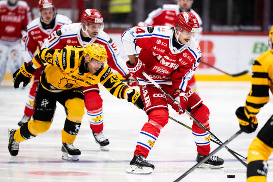 Skellefteås Filip Sandberg och Timrås Emil Pettersson