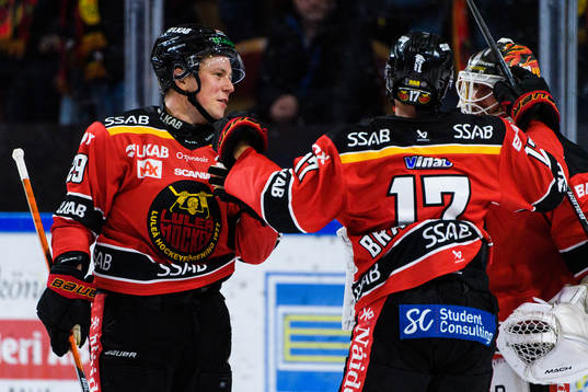 Luleås Erik Gustafsson, Isac Brännström och målvakt