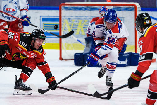 Luleås Joonas Rask och Oskarshamns Juuso Riikola