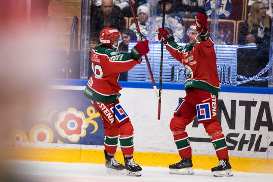 Frölundas Jan Mursak jubel