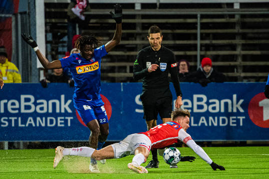 Frederico Bicoro Akieme Nchama of Sandefjord and Harald