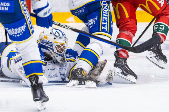 Leksands målvakt Mantas Armalis