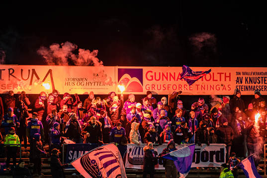 Spectators in the stands