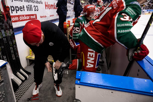Frölundas materialförvaltare Anders Fagerström