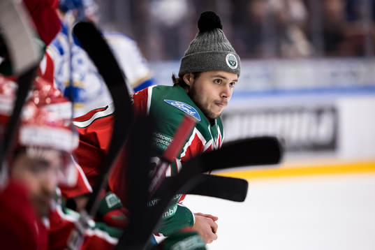 Frölundas målvakt Frederik Dichow