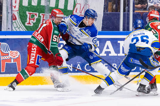 Frölundas Mats Rosseli Olsen och Leksands Lian Bichsel