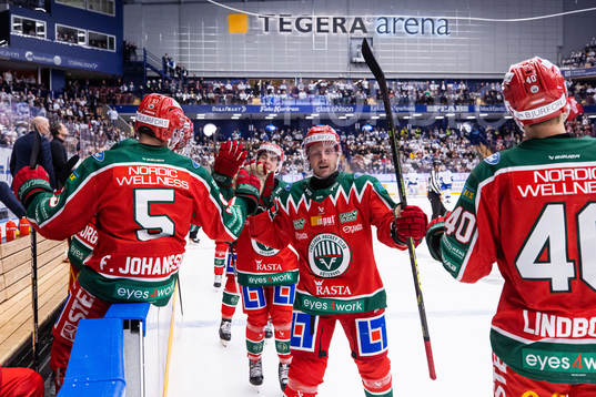 Frölundas Jan Mursak jublar