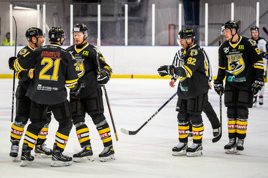Panterns spelare jublar