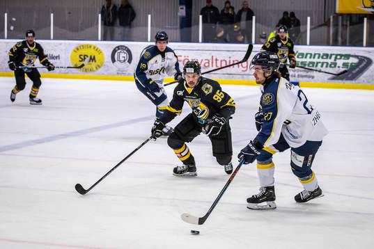 Panterns Brian Liechti och Gislaveds Ilya Zheltakov