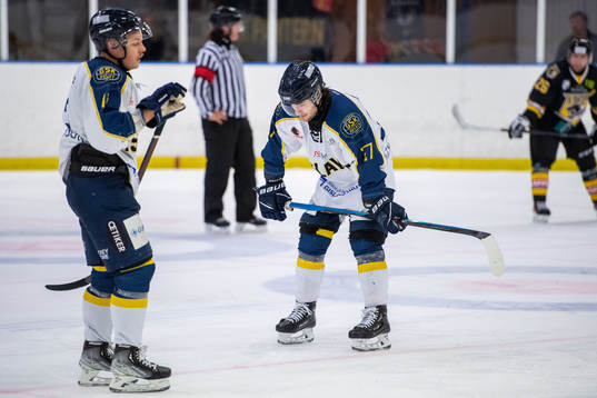 Gislaveds Sakarias Andersson och Ilya Zheltakov deppar