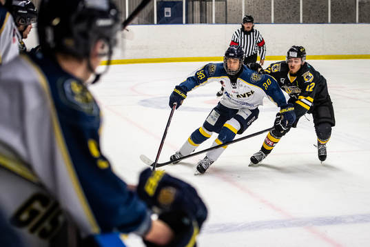 Gislaveds Wille Mårtensson och Panterns Christian Jonsson