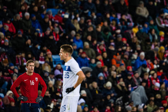 Ola Solbakken of Norway looks dejected