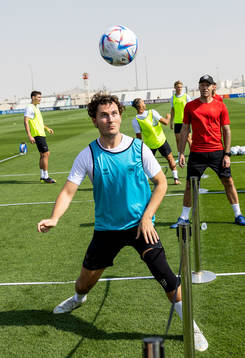 [DK=20221120: Herrelandsholdet træner i Doha, Qatar -