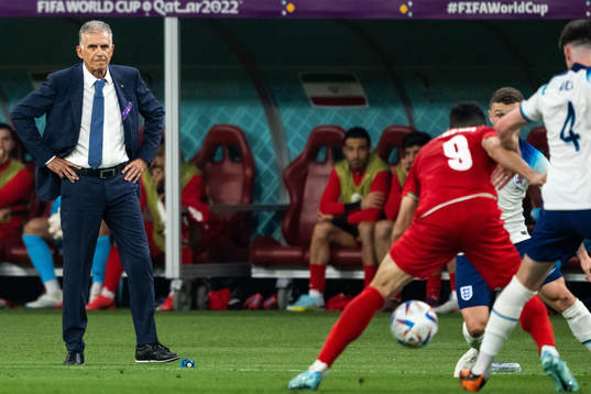 Head coach Carlos Queiroz of Iran