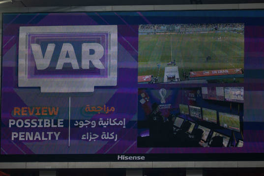 VAR review for a possible penalty