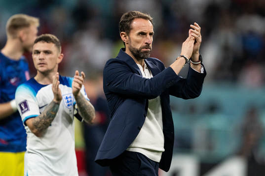 Head coach Gareth Southgate of England