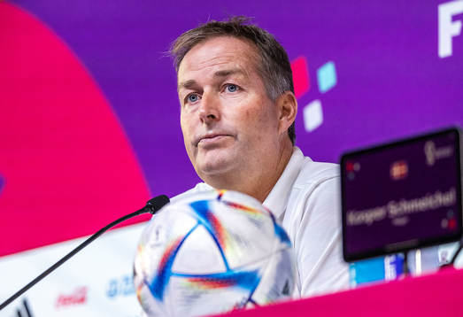 [DK=20221121: Herrelandsholdet pressemøde i Doha, Qatar -