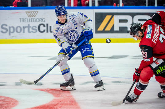 Leksands Matt Caito mot Malmö Redhawks Christoffer Forsberg
