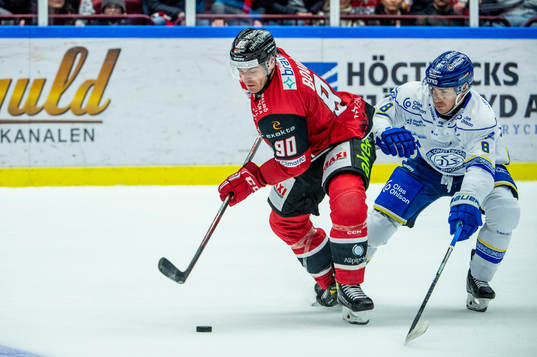 Malmö Redhawks Lance Bouma mot Leksands Matt Caito