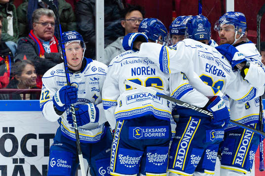 Leksands Kalle Östman jublar