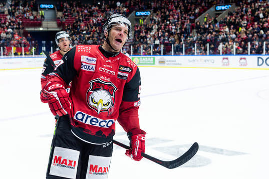 Malmö Redhawks Lance Bouma jublar