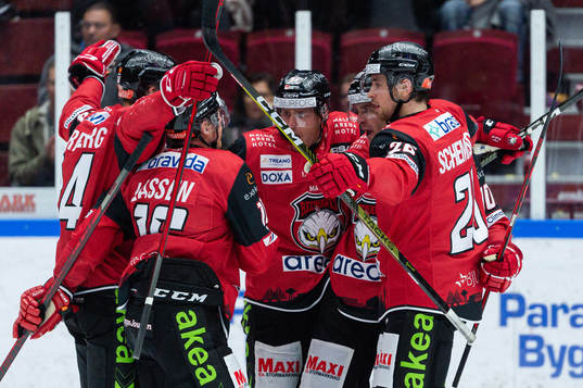 Malmö Redhawks Lance Bouma jublar