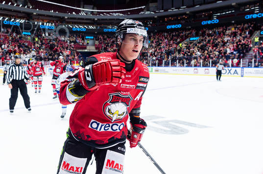 Malmö Redhawks Fredrik Händemark jublar