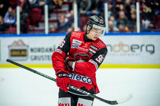 Malmö Redhawks Lukas Wernblom deppar