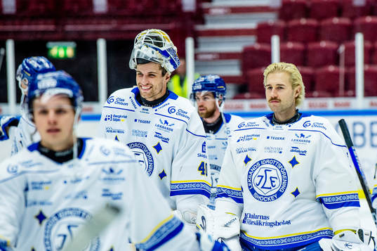 Leksands målvakt Mantas Armalis och målvakt Kasimir