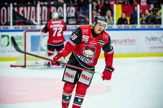 Malmö Redhawks Marcus Sylvegård deppar