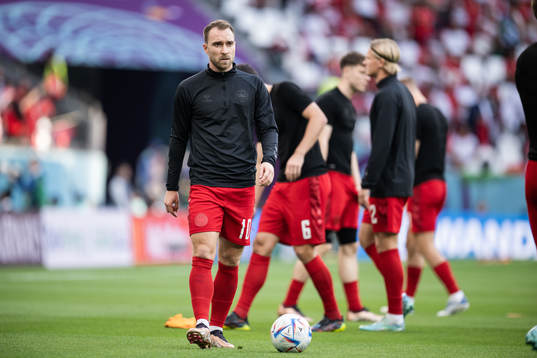 Christian Eriksen of Denmark