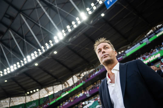 Head coach Kasper Hjulmand of Denmark